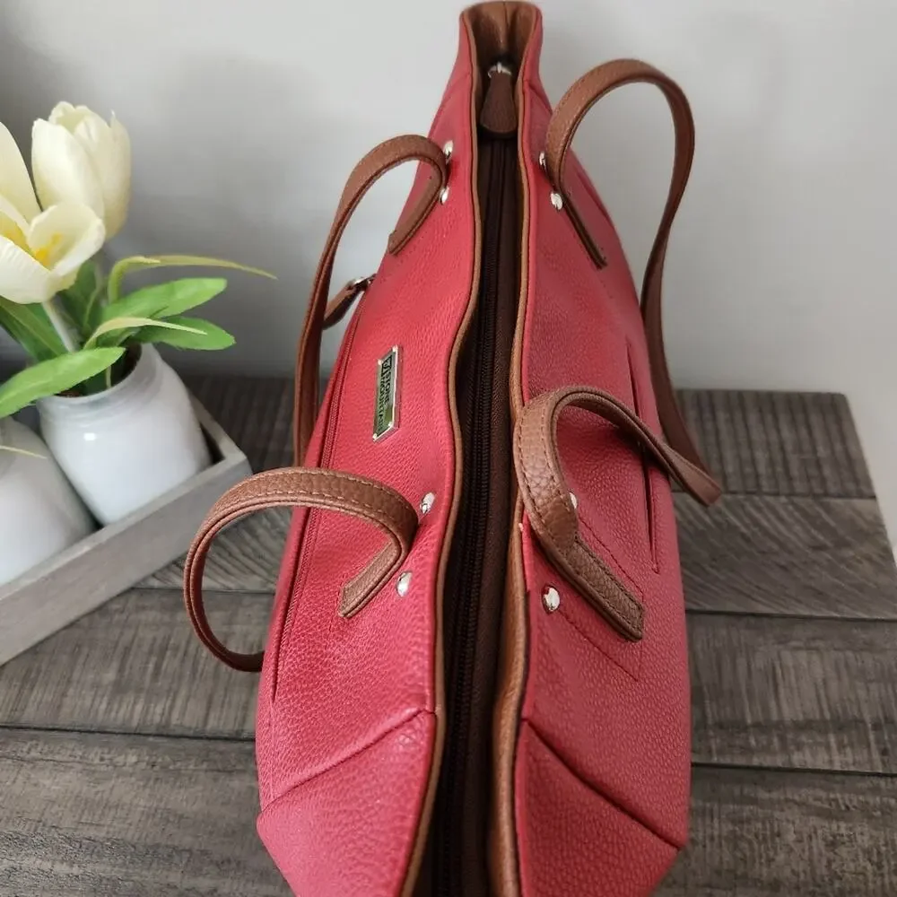 Stone Mountain Leather Tote bag with Zipper Pockets